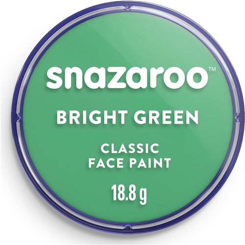 Snazaroo Classic Face Paint 18mL Bright Green_2
